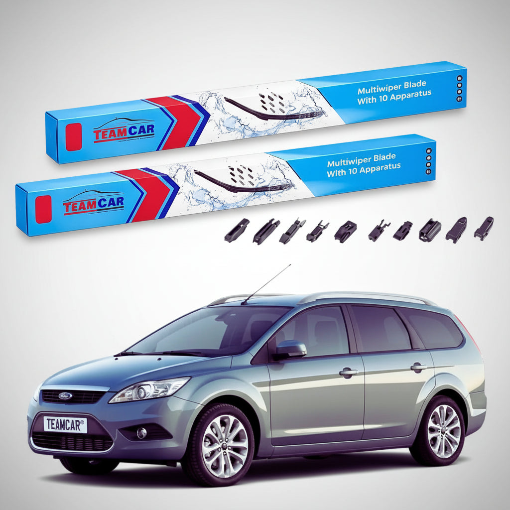 Ștergătoare Ford Focus II DA Estate Facelift 2008-2011 | Set Față Flat Premium – TeamCar®