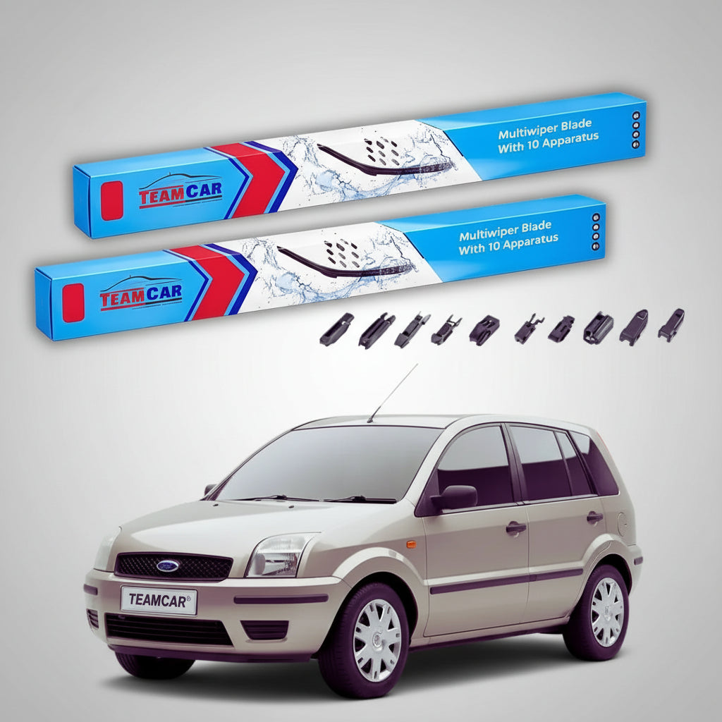 Ștergătoare Ford Fusion JU 2002-2012 | Set Față Flat Premium – TeamCar®