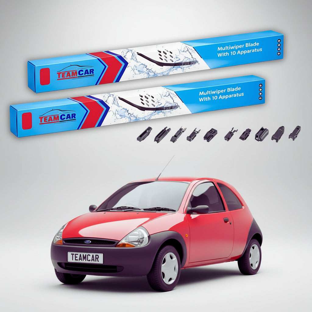 Ștergătoare Ford Ka Gen I RB Hatchback 1996-2008 | Set Față Flat Premium – TeamCar®