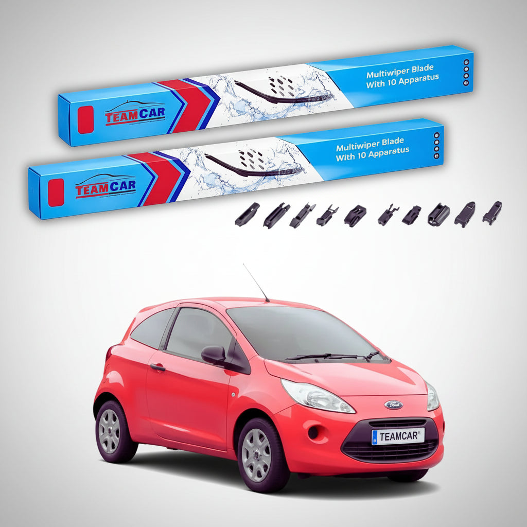 Ștergătoare Ford Ka Gen II RU8 Facelift Hatchback 2010-2016 | Set Față Flat Premium – TeamCar®