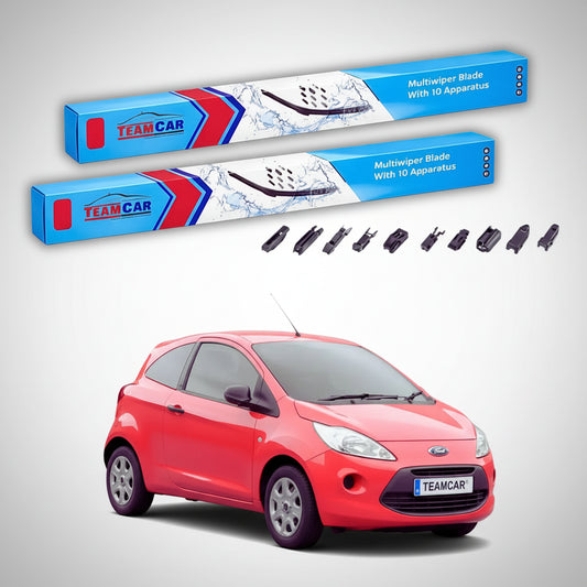 Ștergătoare Ford Ka Gen II RU8 Facelift Hatchback 2010-2016 | Set Față Flat Premium – TeamCar®