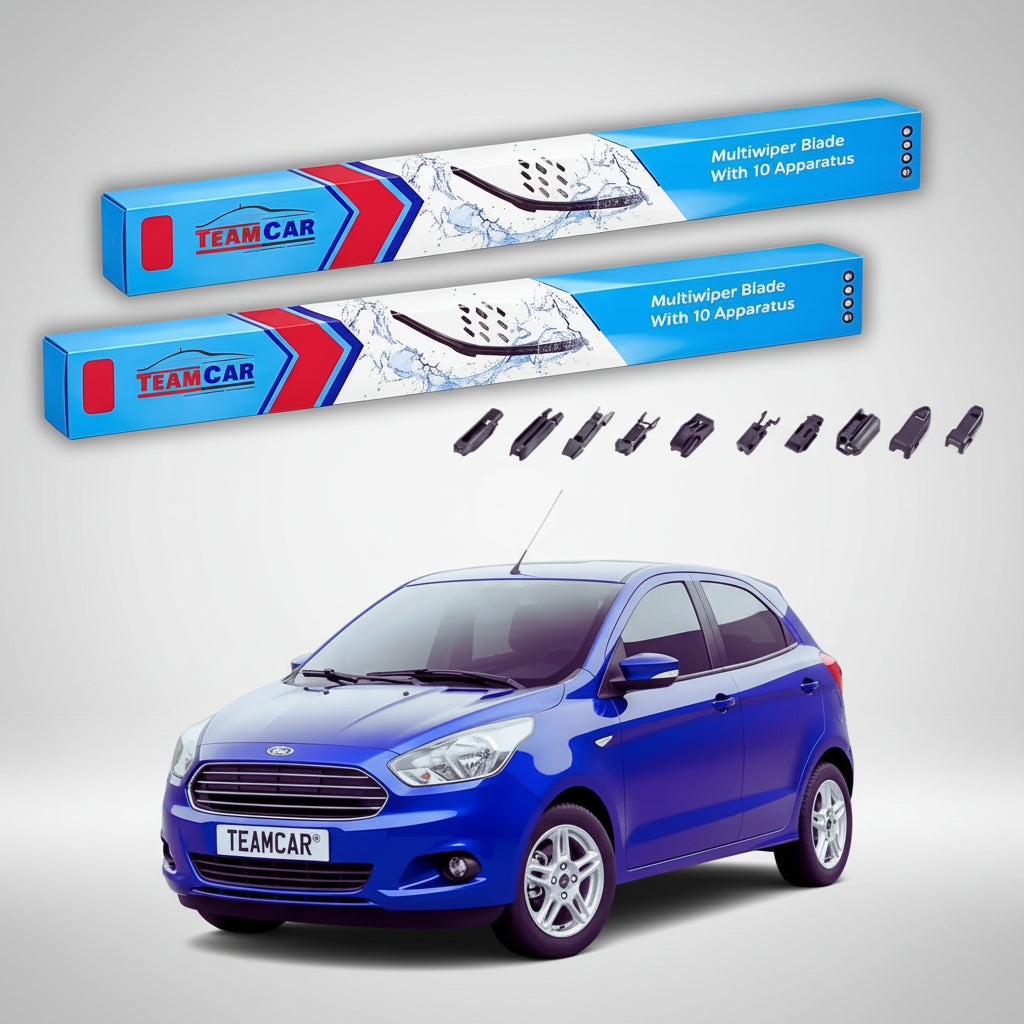 Ștergătoare Ford Ka+ Gen III FK Hatchback 2016-prezent | Set Față Flat Premium – TeamCar®
