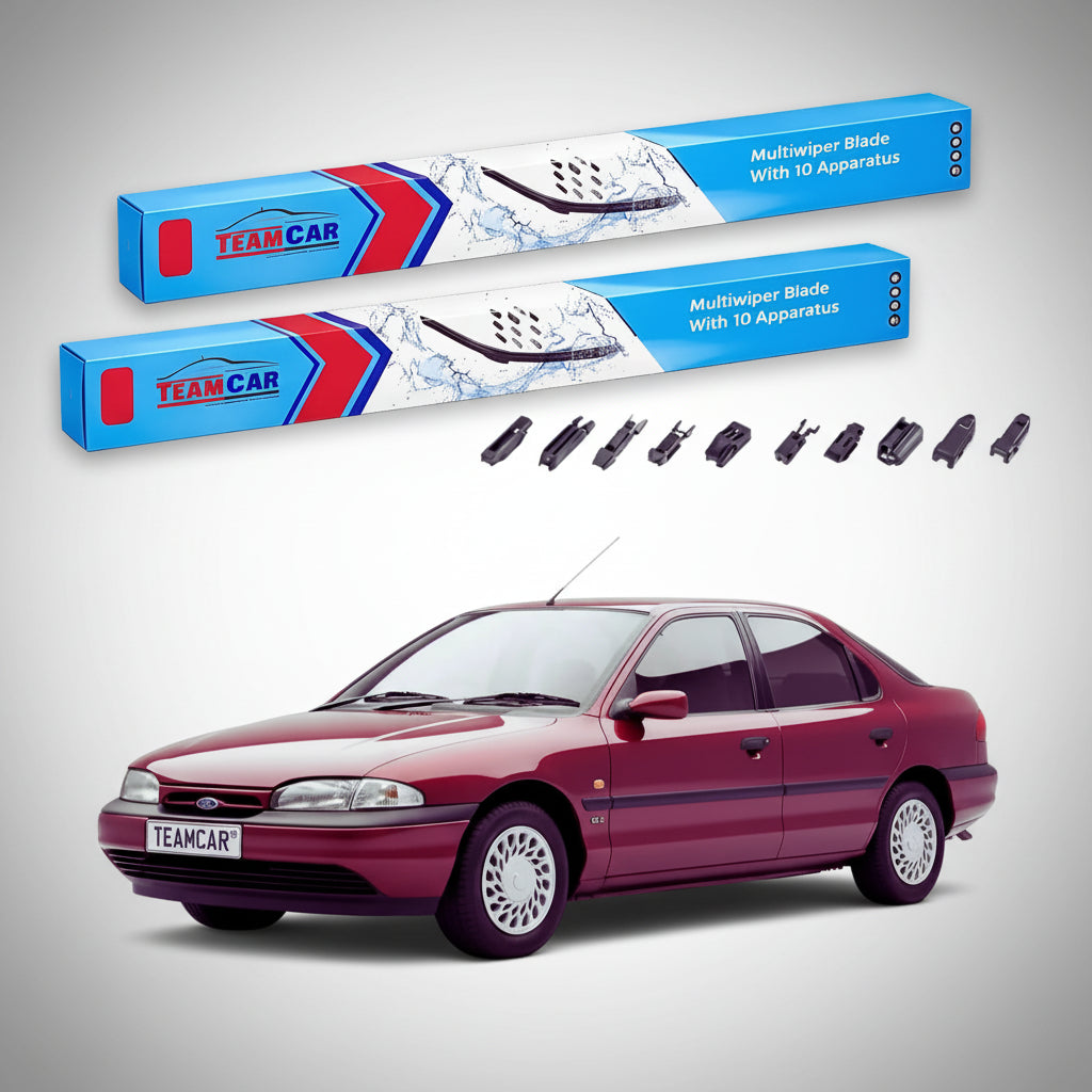 Ștergătoare Ford Mondeo Mk1 Sedan 1993-1996 | Set Față Flat Premium – TeamCar®