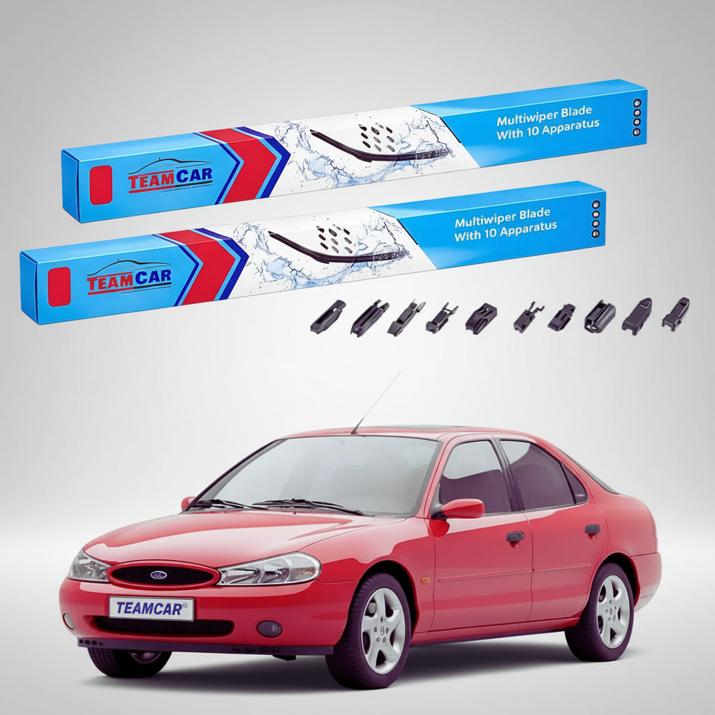 Ștergătoare Ford Mondeo Mk2 Hatchback 1996-2000 | Set Față Flat Premium – TeamCar®