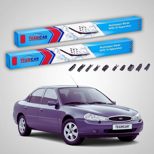 Ștergătoare Ford Mondeo Mk2 Sedan 1996-2000 | Set Față Flat Premium – TeamCar®
