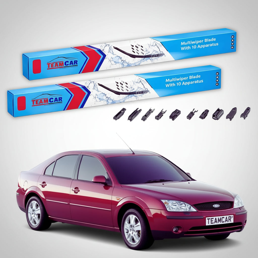 Ștergătoare Ford Mondeo Mk3 Hatchback 2000-2007 | Set Față Flat Premium – TeamCar®