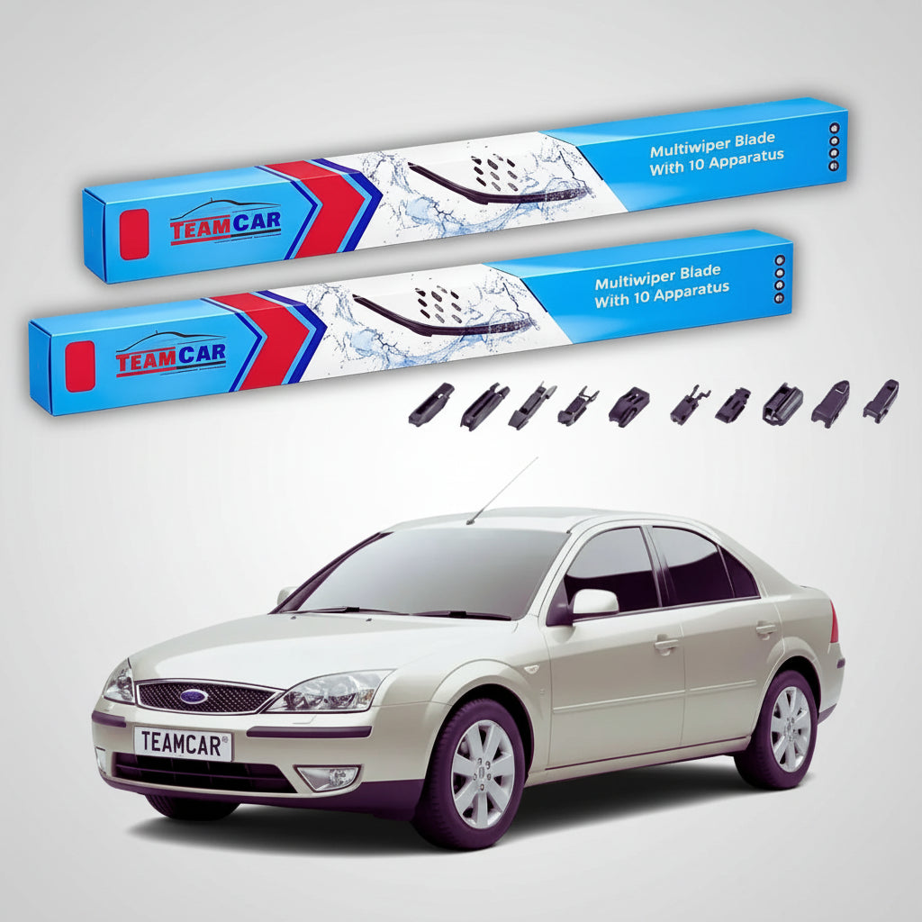 Ștergătoare Ford Mondeo Mk3 Sedan 2000-2007 | Set Față Flat Premium – TeamCar®