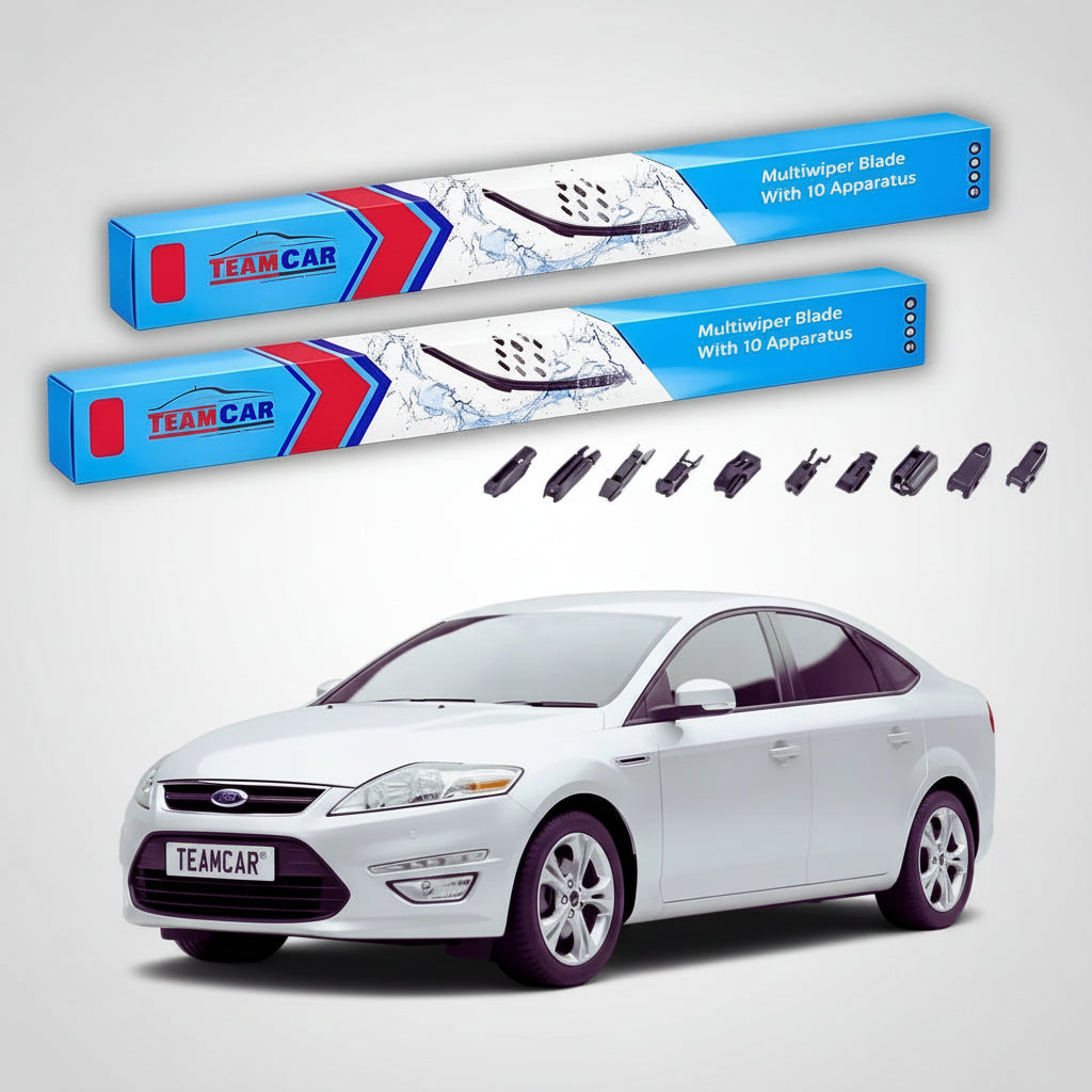 Ștergătoare Ford Mondeo Mk4 Hatchback 2007-2014 | Set Față Flat Premium – TeamCar®