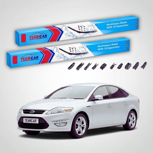 Ștergătoare Ford Mondeo Mk4 Hatchback 2007-2014 | Set Față Flat Premium – TeamCar®