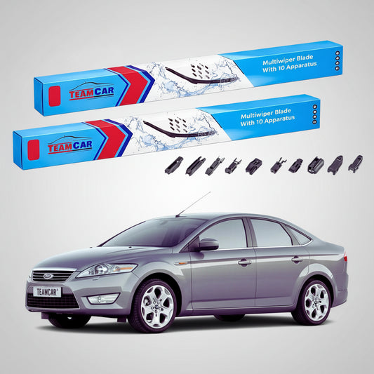 Ștergătoare Ford Mondeo Mk4 Sedan 2007-2014 | Set Față Flat Premium – TeamCar®