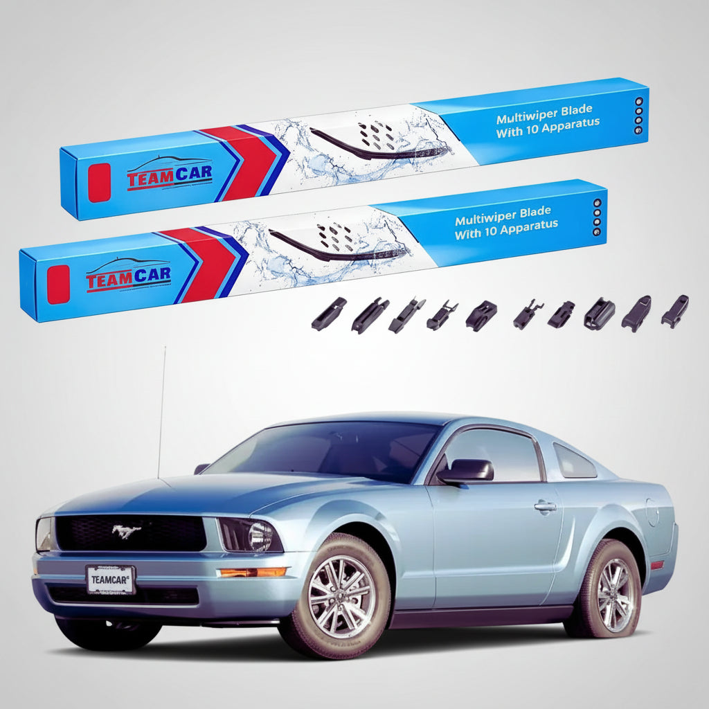 Ștergătoare Ford Mustang S197 Coupe 2004-2009 | Set Față Flat Premium – TeamCar®