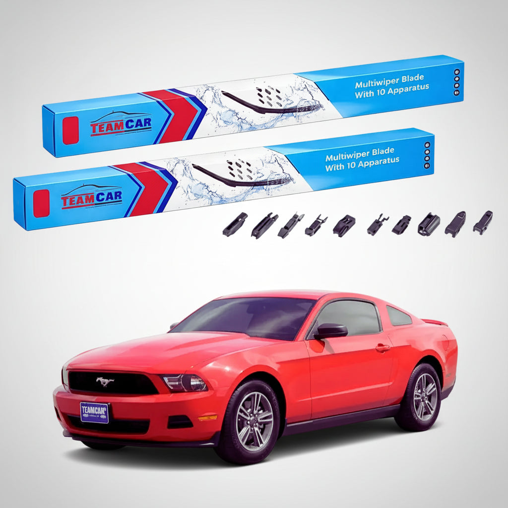 Ștergătoare Ford Mustang S197 Facelift Coupe 2009-2014 | Set Față Flat Premium – TeamCar®