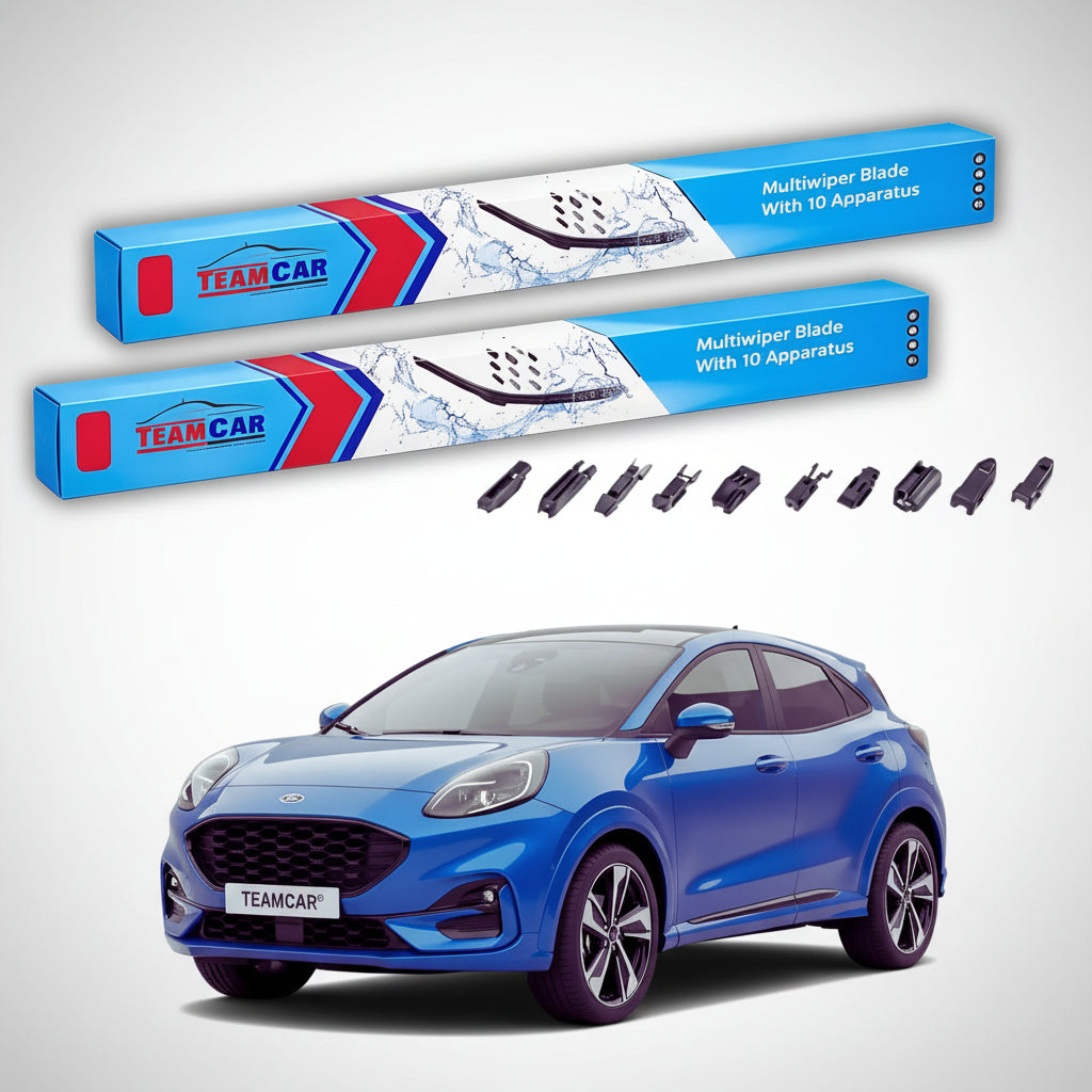 Ștergătoare Ford Puma Gen II SUV 2019-prezent | Set Față Flat Premium – TeamCar®