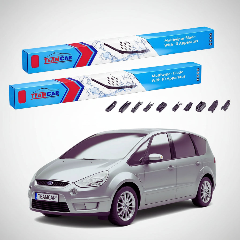 Ștergătoare Ford S-Max Mk1 WA6 2006-2009 | Set Față Flat Premium – TeamCar®