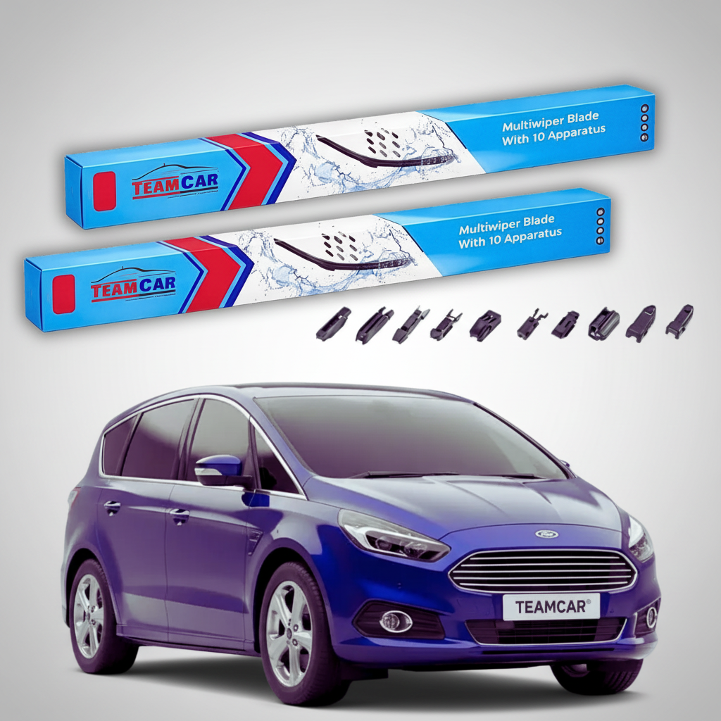 Ștergătoare Ford S-Max Mk2 CD391 2015-prezent | Set Față Flat Premium – TeamCar®