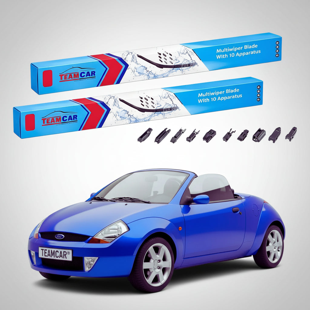 Ștergătoare Ford StreetKa Gen I RL2 Cabriolet 2003-2005 | Set Față Flat Premium – TeamCar®