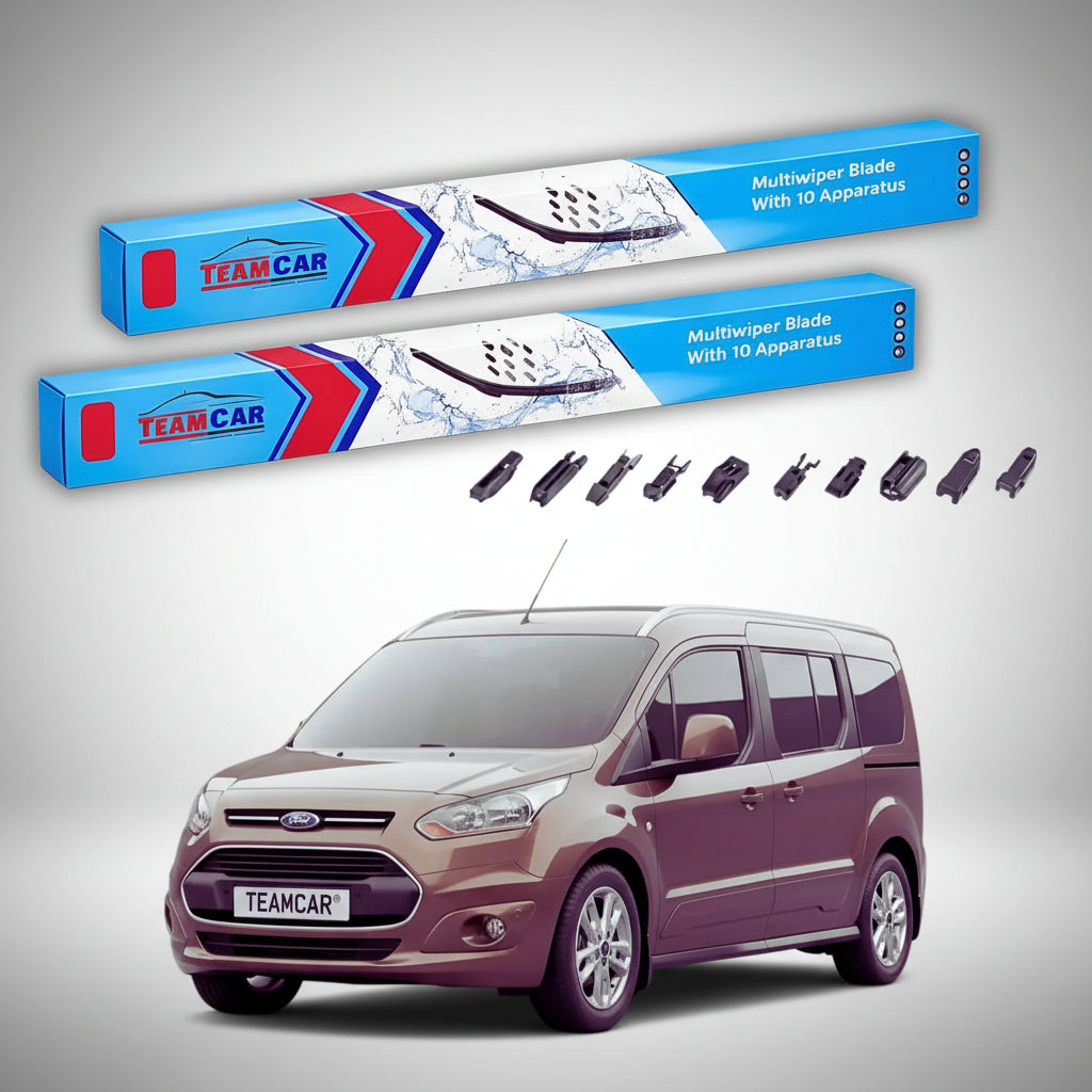 Ștergătoare Ford Tourneo Connect Gen II V408 Estate 2-Door 2013-prezent | Set Față Flat Premium – TeamCar®