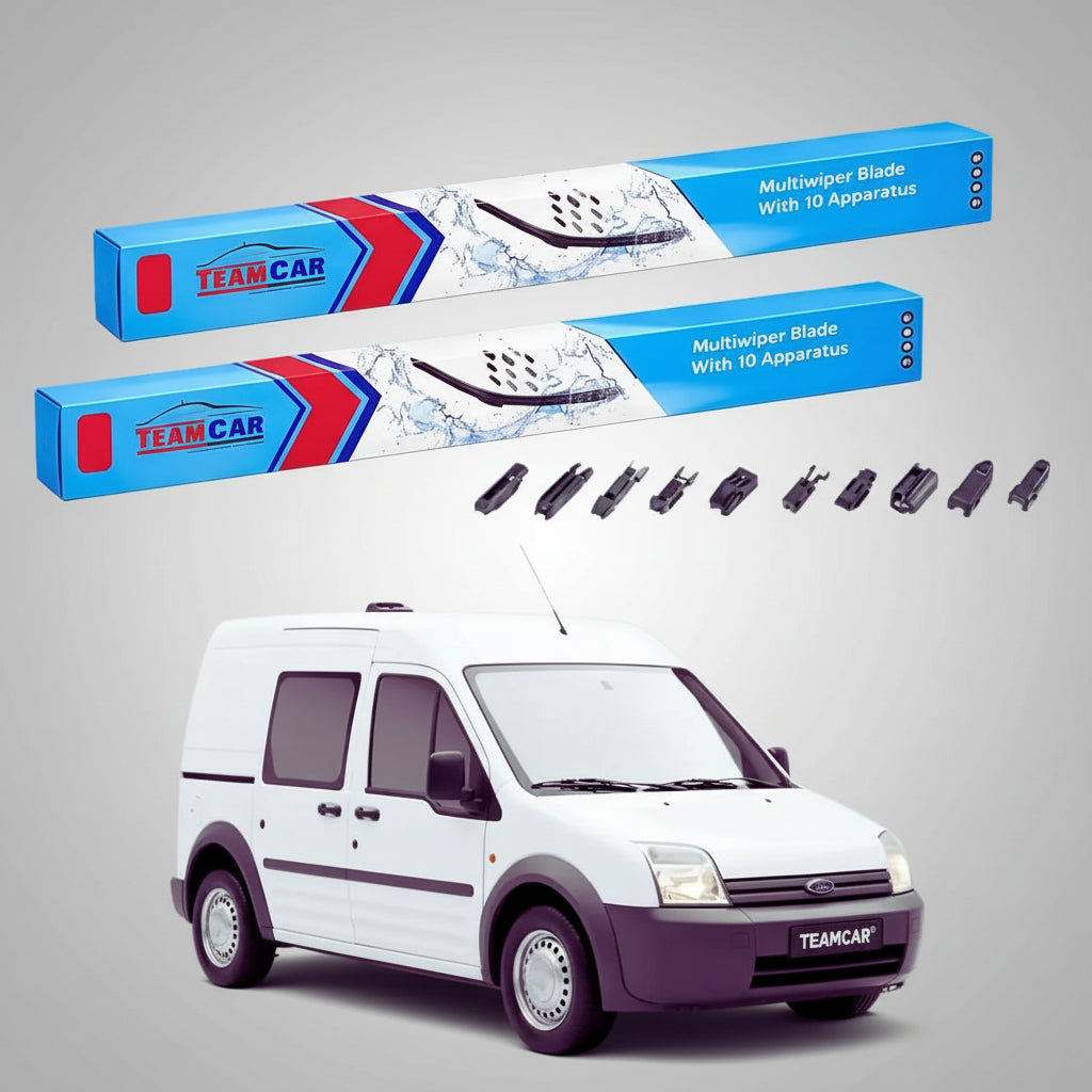 Ștergătoare Ford Transit Connect MK1 P65 Van 1-Door 2002-2013 | Set Față Flat Premium – TeamCar®