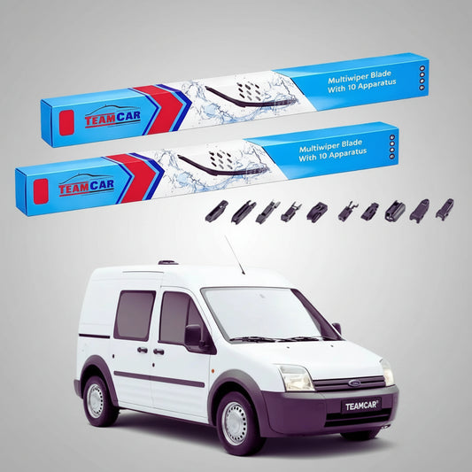 Ștergătoare Ford Transit Connect MK1 P65 Van 1-Door 2002-2013 | Set Față Flat Premium – TeamCar®
