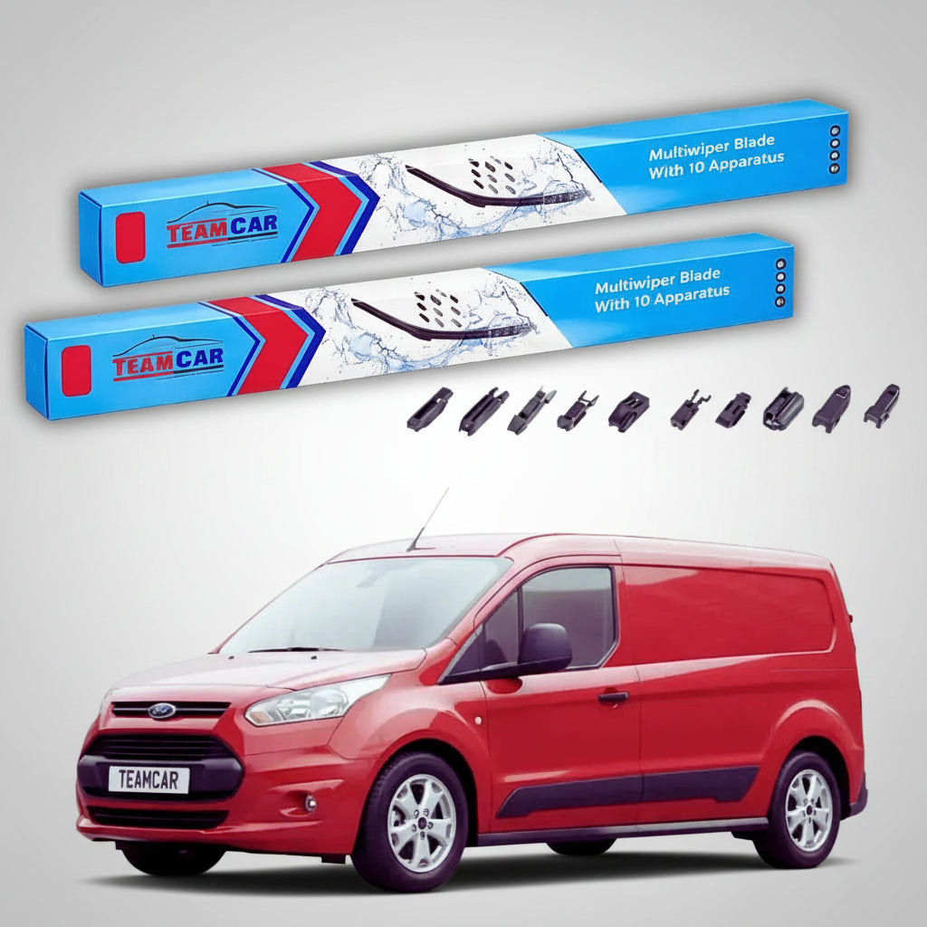 Ștergătoare Ford Transit Connect MK2 V408 Van 1-Door 2013-prezent | Set Față Flat Premium – TeamCar®