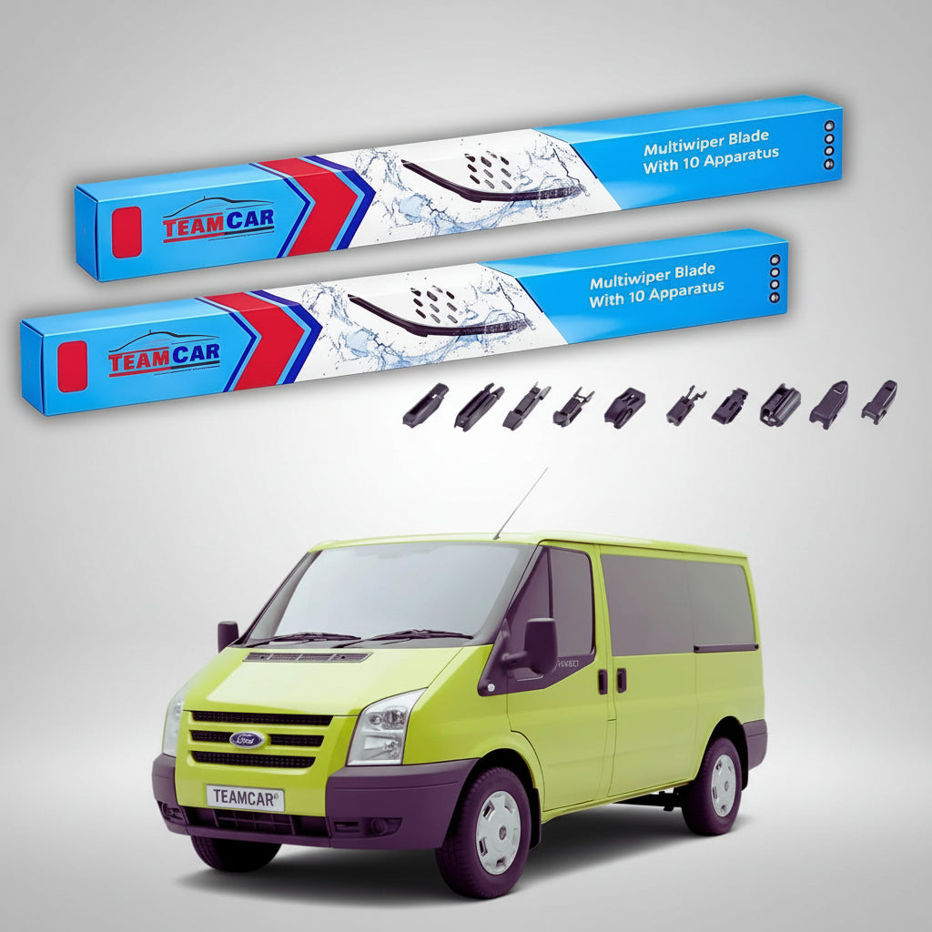Ștergătoare Ford Transit MK7 V347 Van 2-Door 2006-2009 | Set Față Flat Premium – TeamCar®