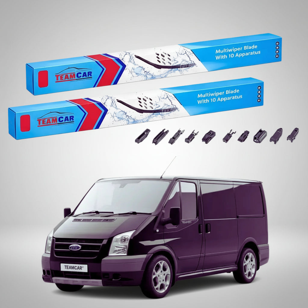 Ștergătoare Ford Transit MK7 V347 Van 2009-2013 | Set Față Flat Premium – TeamCar®