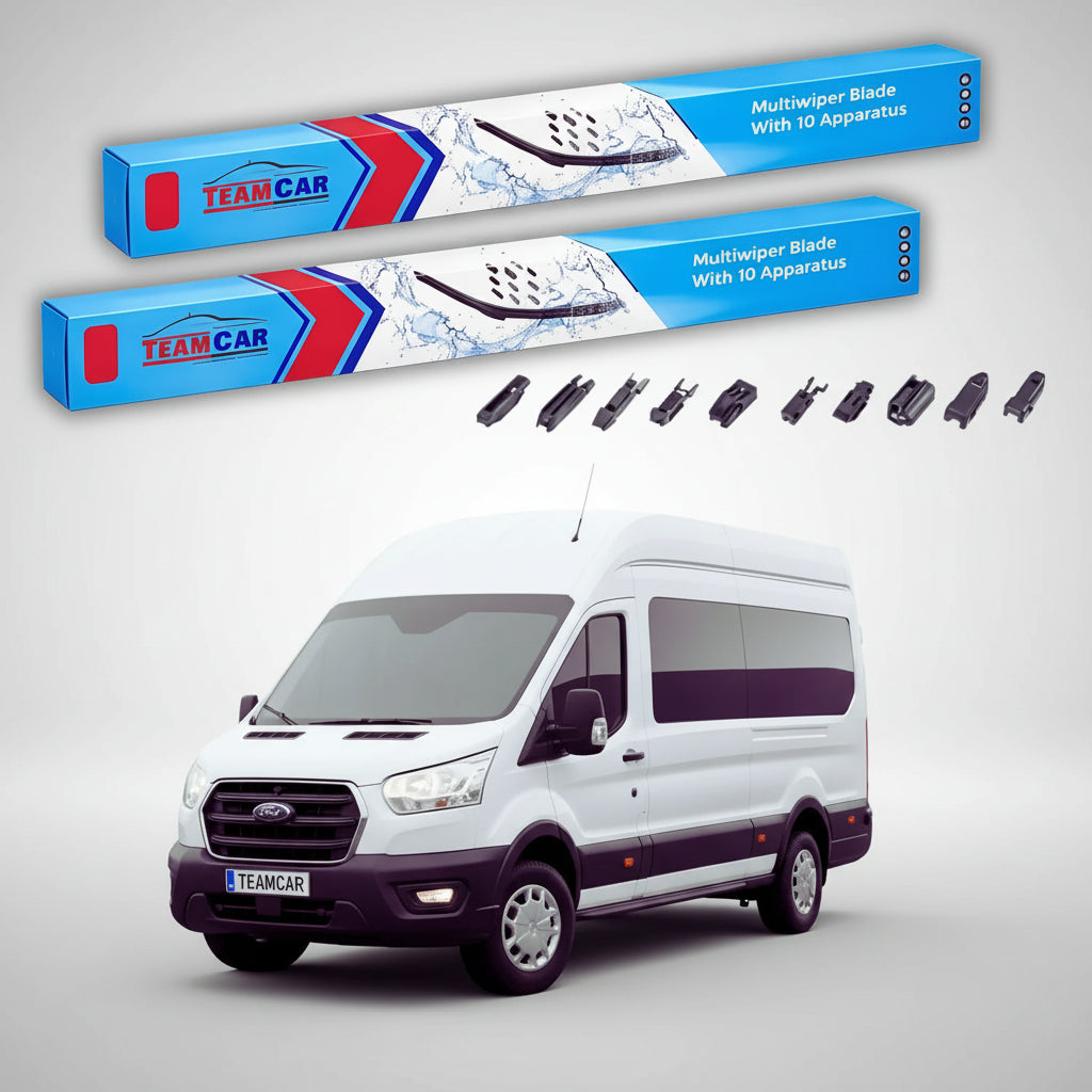 Ștergătoare Ford Transit MK8 V363 Van 2014-prezent | Set Față Flat Premium – TeamCar®
