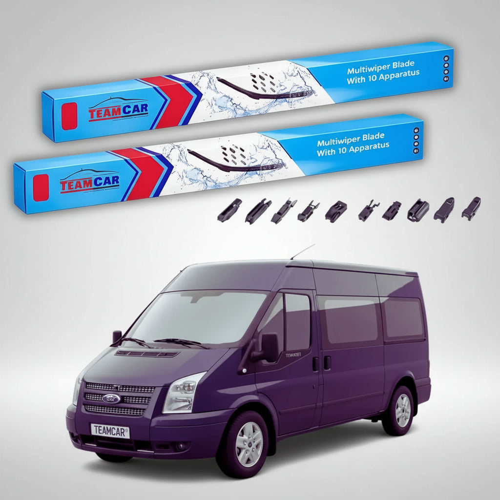 Ștergătoare Ford Transit Tourneo Gen V MK6-MK7 V347 1-Door 2006-2011 | Set Față Flat Premium – TeamCar®