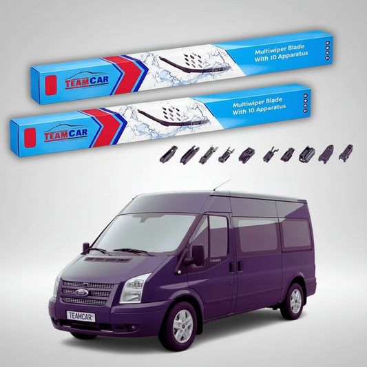 Ștergătoare Ford Transit Tourneo Gen V MK6-MK7 V347 1-Door 2006-2011 | Set Față Flat Premium – TeamCar®