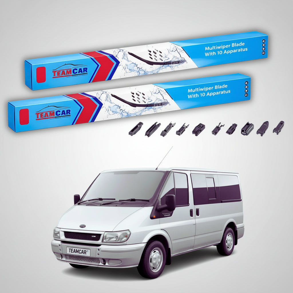 Ștergătoare Ford Transit Tourneo Gen V MK6 V184 1-Door 2000-2006 | Set Față Flat Premium – TeamCar®