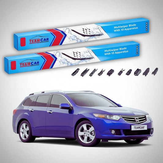 Ștergătoare Honda Accord Gen VIII Tourer (CW) Estate 2008-2015 | Set Față Flat Premium – TeamCar®