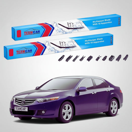 Ștergătoare Honda Accord Gen VIII (CU) Sedan 2008-2015 | Set Față Flat Premium – TeamCar®