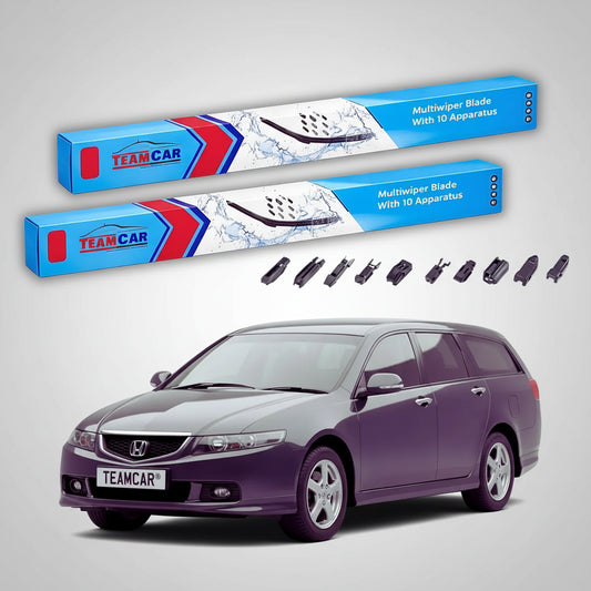 Ștergătoare Honda Accord Gen VII Tourer (CM) Estate 2003-2008 | Set Față Flat Premium – TeamCar®
