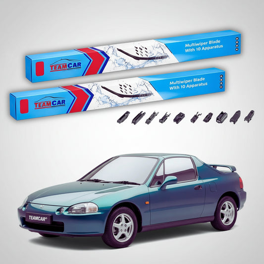 Ștergătoare Honda CRX Gen III Del Sol EG/EH 1992-1998 | Set Față Flat Premium – TeamCar®