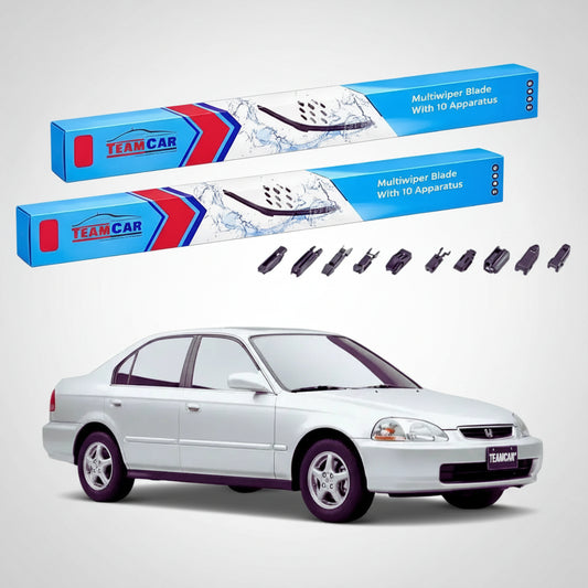 Ștergătoare Honda Civic Gen VI (EJ/EK) Sedan 4U 1995-2001 | Set Față Flat Premium – TeamCar®