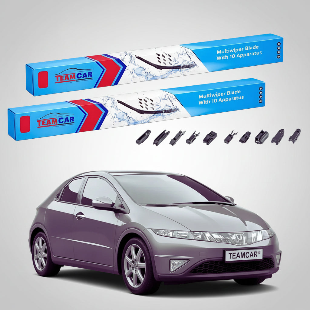 Ștergătoare Honda Civic VIII FN/FK Hatchback 2006-2011 | Set Față Flat Premium – TeamCar®