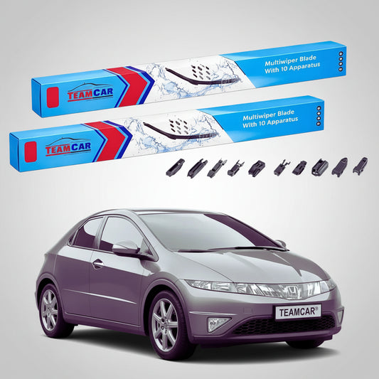 Ștergătoare Honda Civic VIII FN/FK Hatchback 2006-2011 | Set Față Flat Premium – TeamCar®