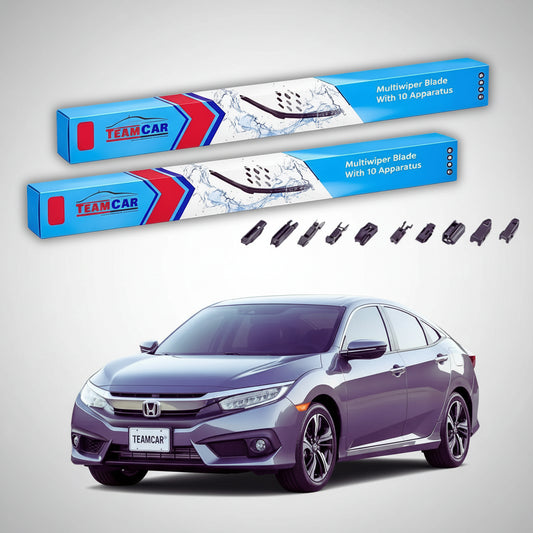 Ștergătoare Honda Civic X FC Sedan 2017-prezent | Set Față Flat Premium – TeamCar®