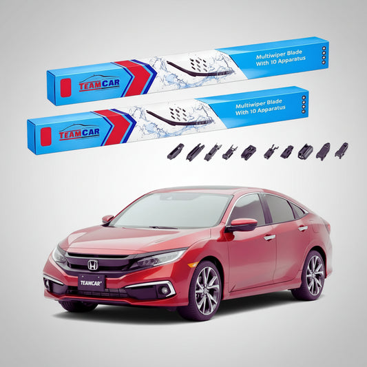 Ștergătoare Honda Civic XI FE Sedan 2021-prezent | Set Față Flat Premium – TeamCar®
