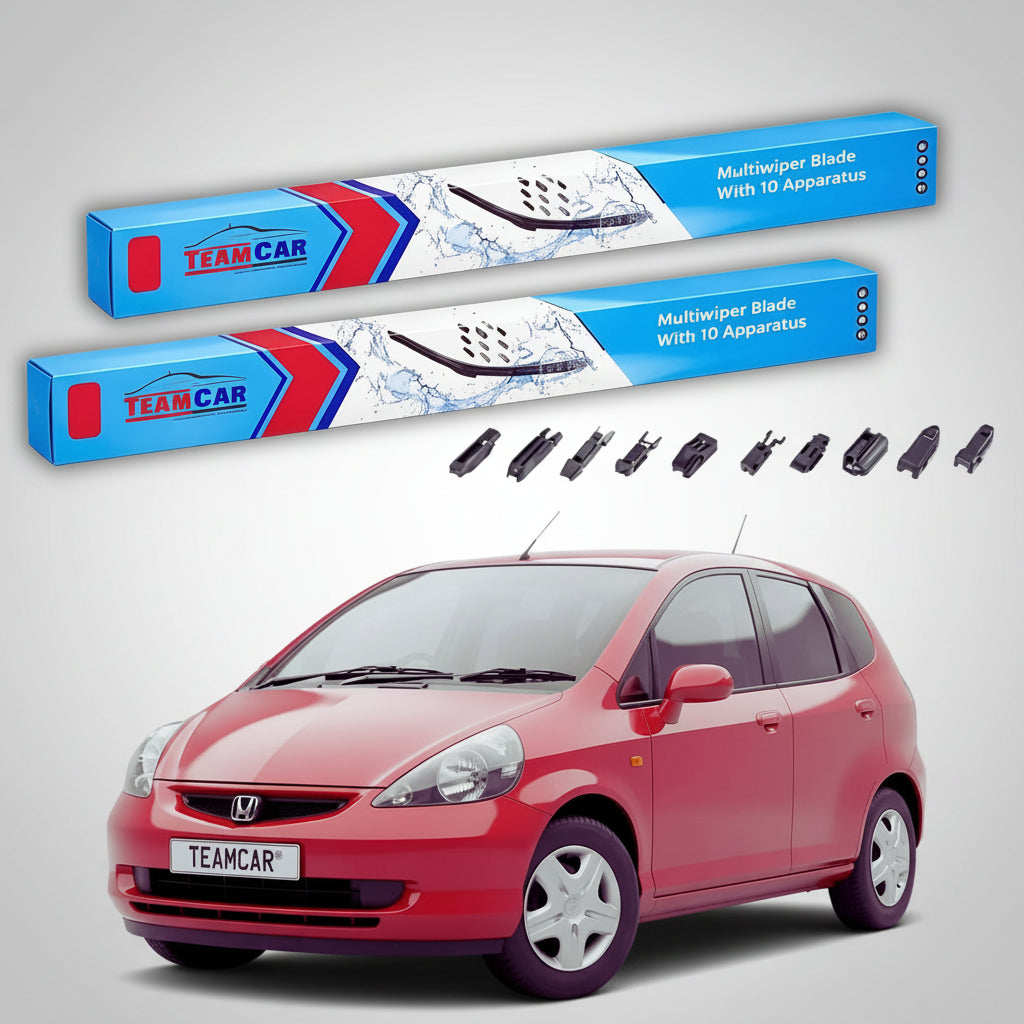 Ștergătoare Honda Jazz Gen II (GD1/GD5) Hatchback 2002-2008 | Set Față Flat Premium – TeamCar®