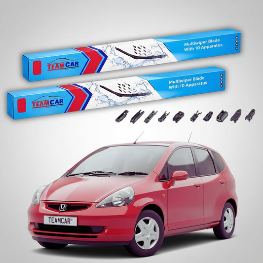 Ștergătoare Honda Jazz Gen II (GD1/GD5) Hatchback 2002-2008 | Set Față Flat Premium – TeamCar®