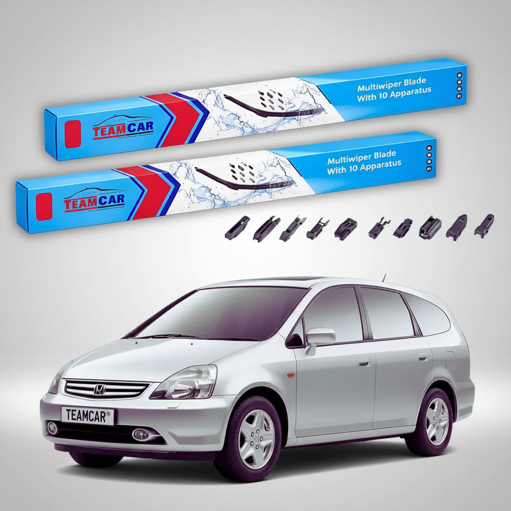 Ștergătoare Honda Stream Gen I (RN1/RN2/RN3/RN4) MPV 2001-2006 | Set Față Flat Premium – TeamCar®
