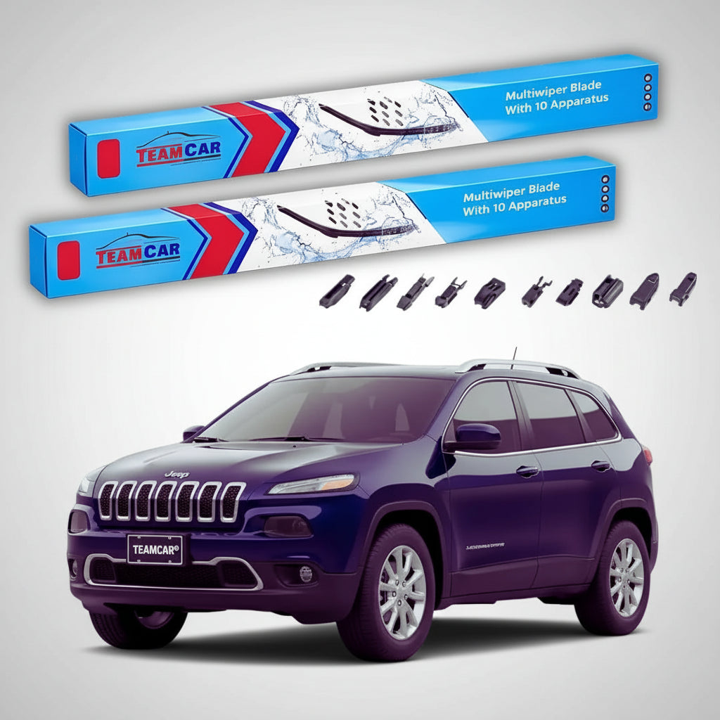 Jeep Cherokee KL ablaktörlők 2014-től napjainkig | Prémium első ablaktörlő készlet, sík kivitel – TeamCar®