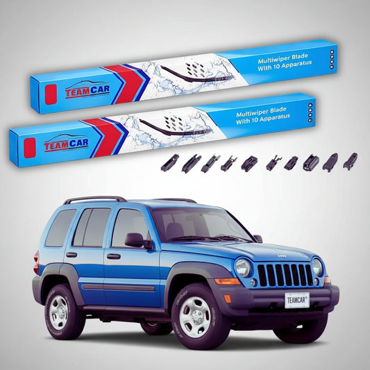 Essuie-glaces Jeep Liberty KK 2007-présent | Jeu avant plat haut de gamme – TeamCar®