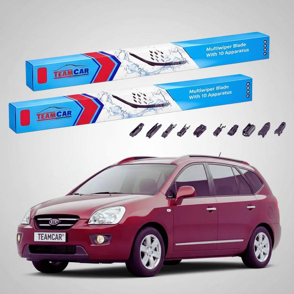 Essuie-glaces Kia Carens III UN/FG 2006-2013 | Jeu avant plat haut de gamme – TeamCar®