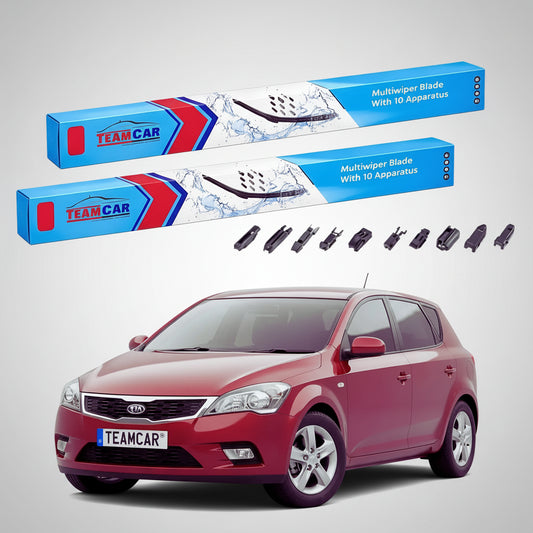 Ștergătoare Kia Ceed I ED Facelift 2009-2012 | Set Față Flat Premium – TeamCar®