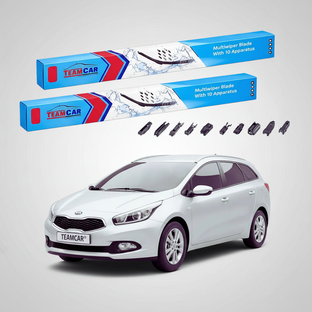 Ștergătoare Kia Ceed II SW JD 2012-prezent | Set Față Flat Premium – TeamCar®