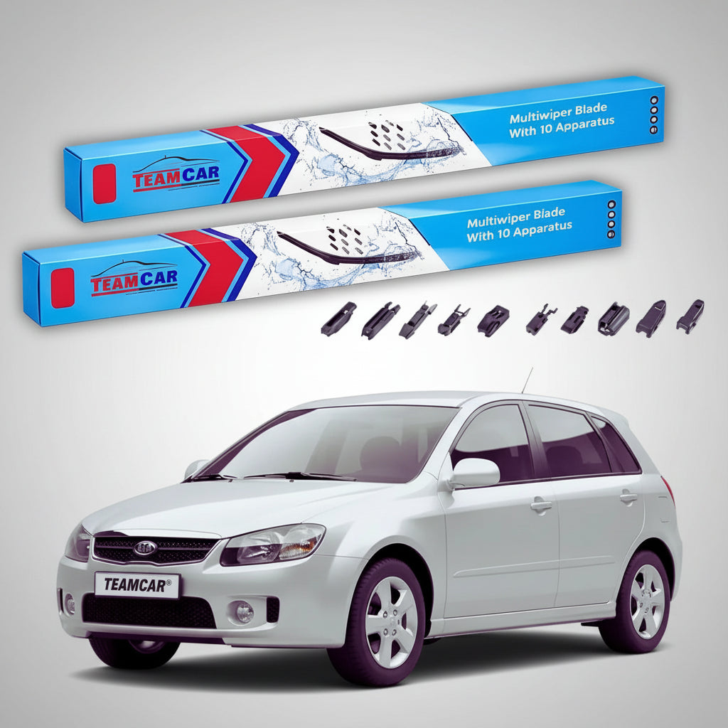 Ștergătoare Kia Cerato I LD Hatchback 2004-2009 | Set Față Flat Premium – TeamCar®