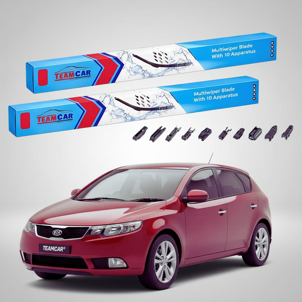 Ștergătoare Kia Cerato II TD Hatchback 2010-2014 | Set Față Flat Premium – TeamCar®