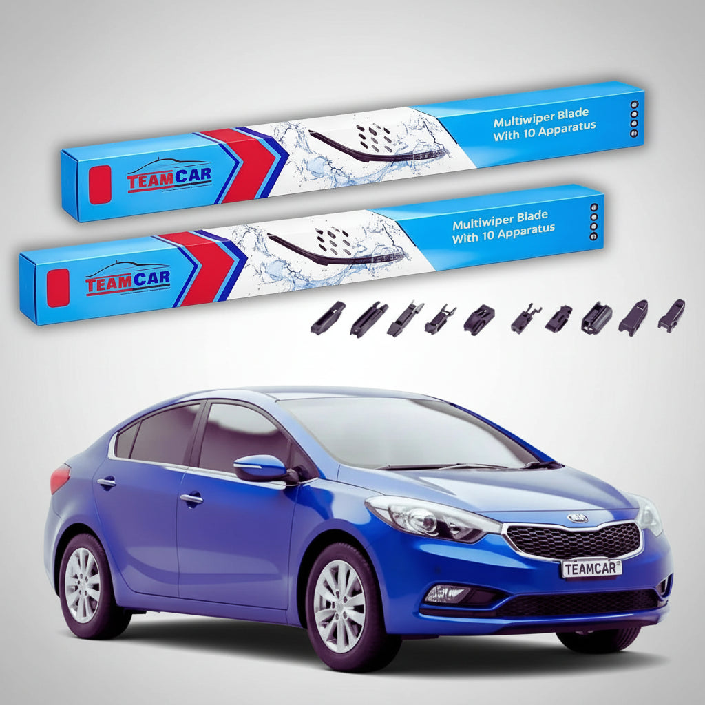 Ștergătoare Kia Cerato III YD Sedan 2012-2018 | Set Față Flat Premium – TeamCar®